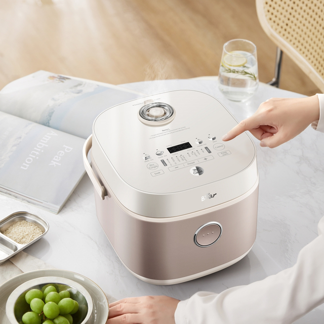 Bear 휴대용 손잡이가있는 쌀 쿠커