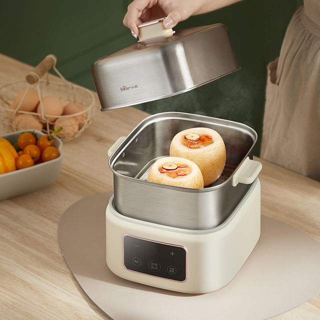 스튜 냄비가있는 4L 식품 찜기