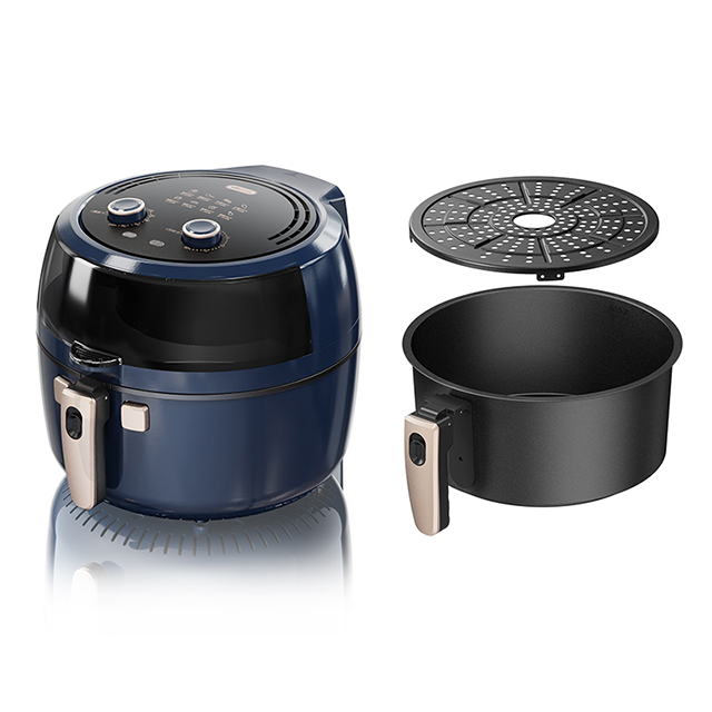 큰 창과 교반 기능을 갖춘 에어 프라이어